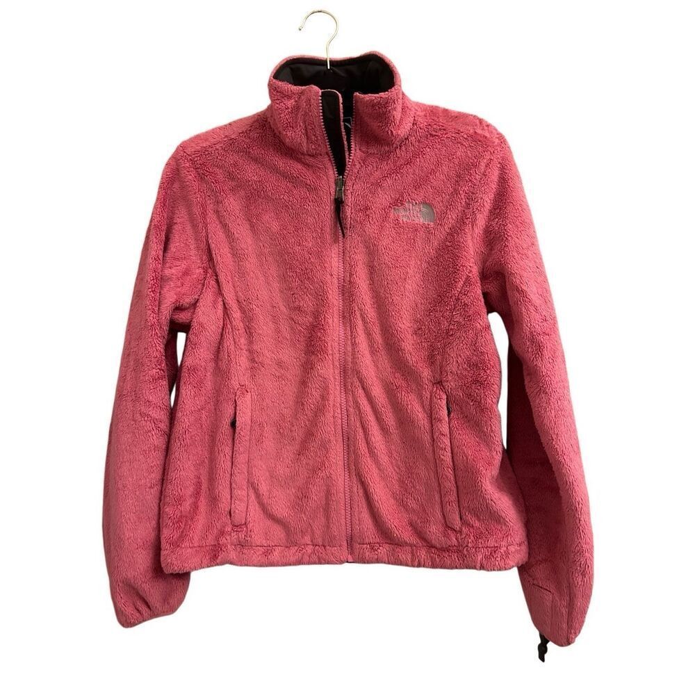The North Face 1/4 zip pullover pink S